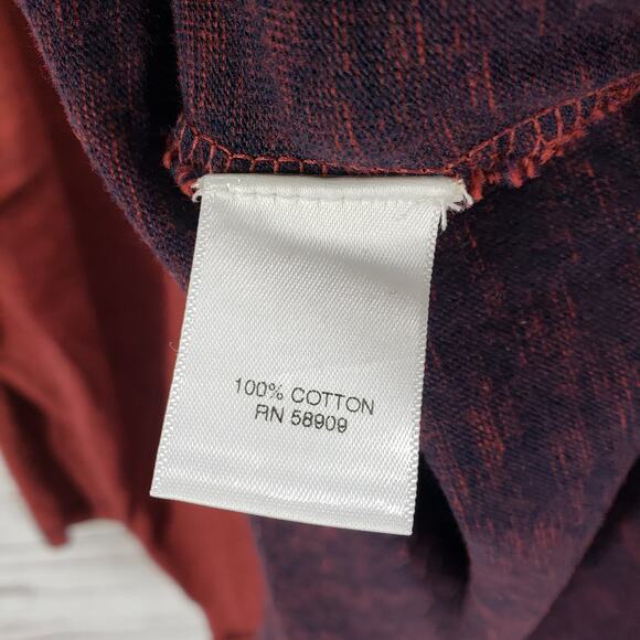 ROWM New Men's Cinnamon Cotton Pullover Long Sleeve Henly Shirt Size 4XT - Picture 7 of 13